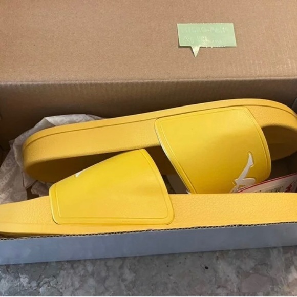 Kappa Slide Sandals Women’s 10 Men’s 8 Yellow - Picture 2 of 8
